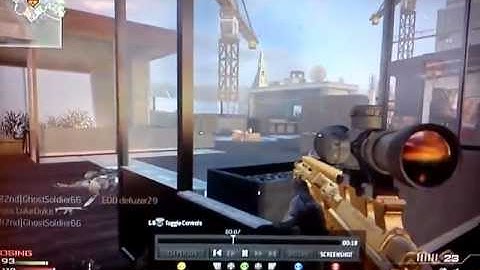 MW3 triple kill collateral with MSR at overwatch