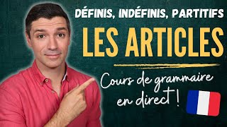 GRAMMAIRE française B1 - Les articles définis, indéfinis et partitifs