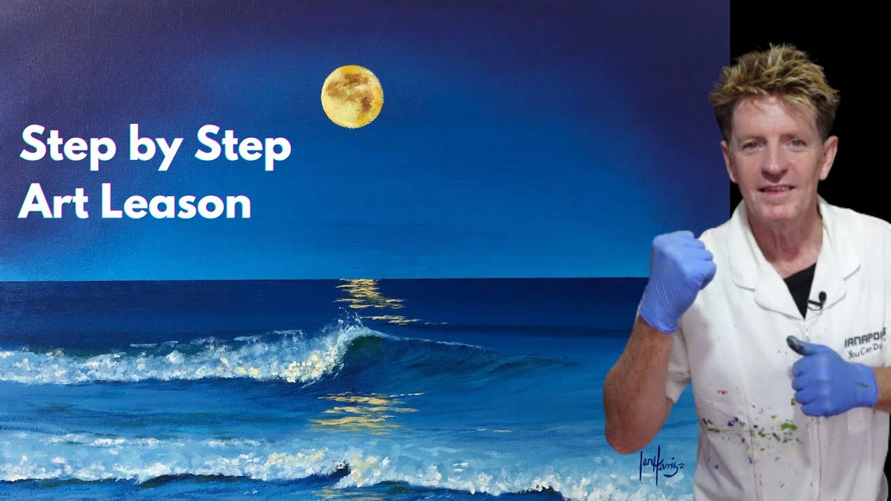 Paint This Ocean Scene With Me #507 | You Can Do It - YouTube