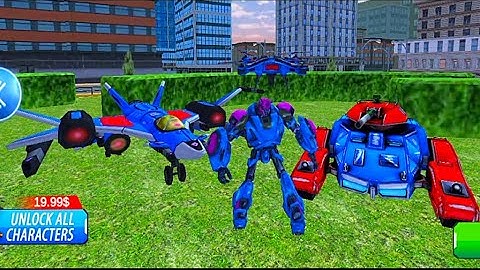 Multi Robot Transform Game 2021: Jet Tank Car Robot Transformation #3 - Android Gameplay