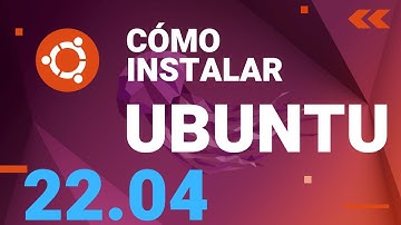 🟣 Cómo instalar UBUNTU 22.04 PASO a PASO desde cero!  TUTORIAL 📀