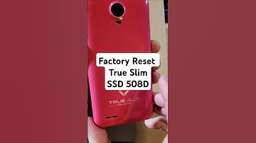 Factory Reset Hard Reset True Slim TrueSlim