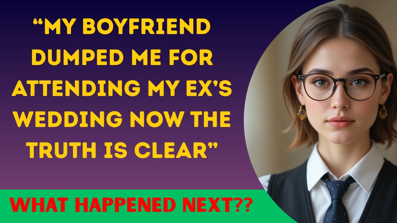 “My Boyfriend Dumped Me for Attending My Ex’s Wedding — Now the Truth
