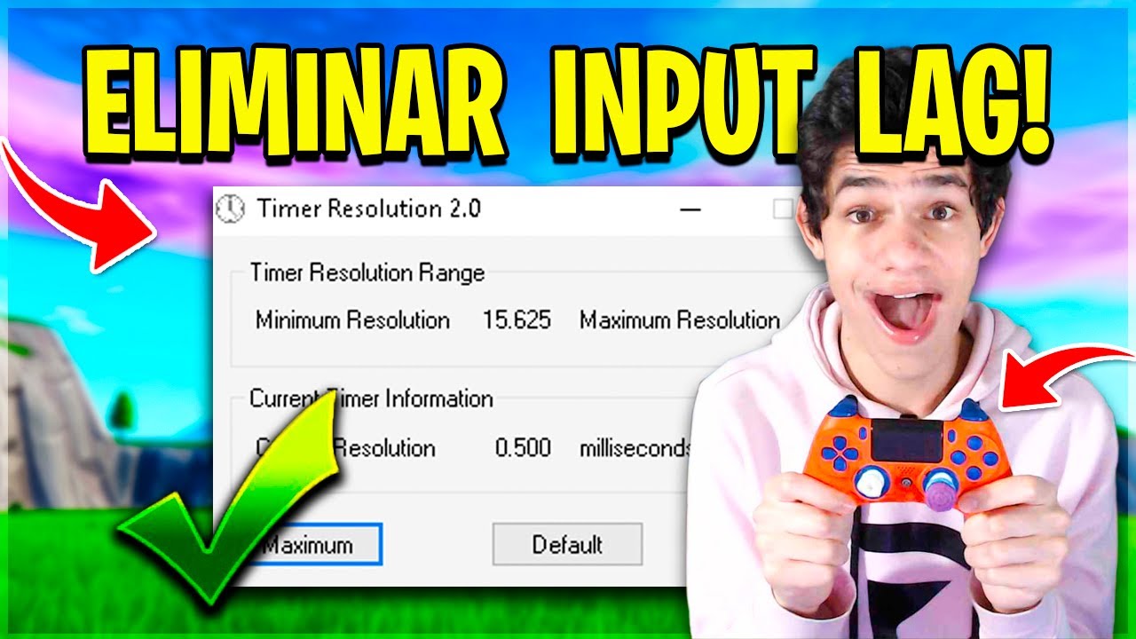Como QUITAR EL INPUT LAG en FORTNITE! YouTube