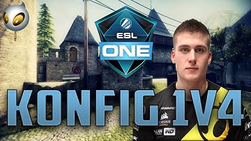 K0nfig 1v4 vs. Astralis (ESL One Cologne Highlights 2016)