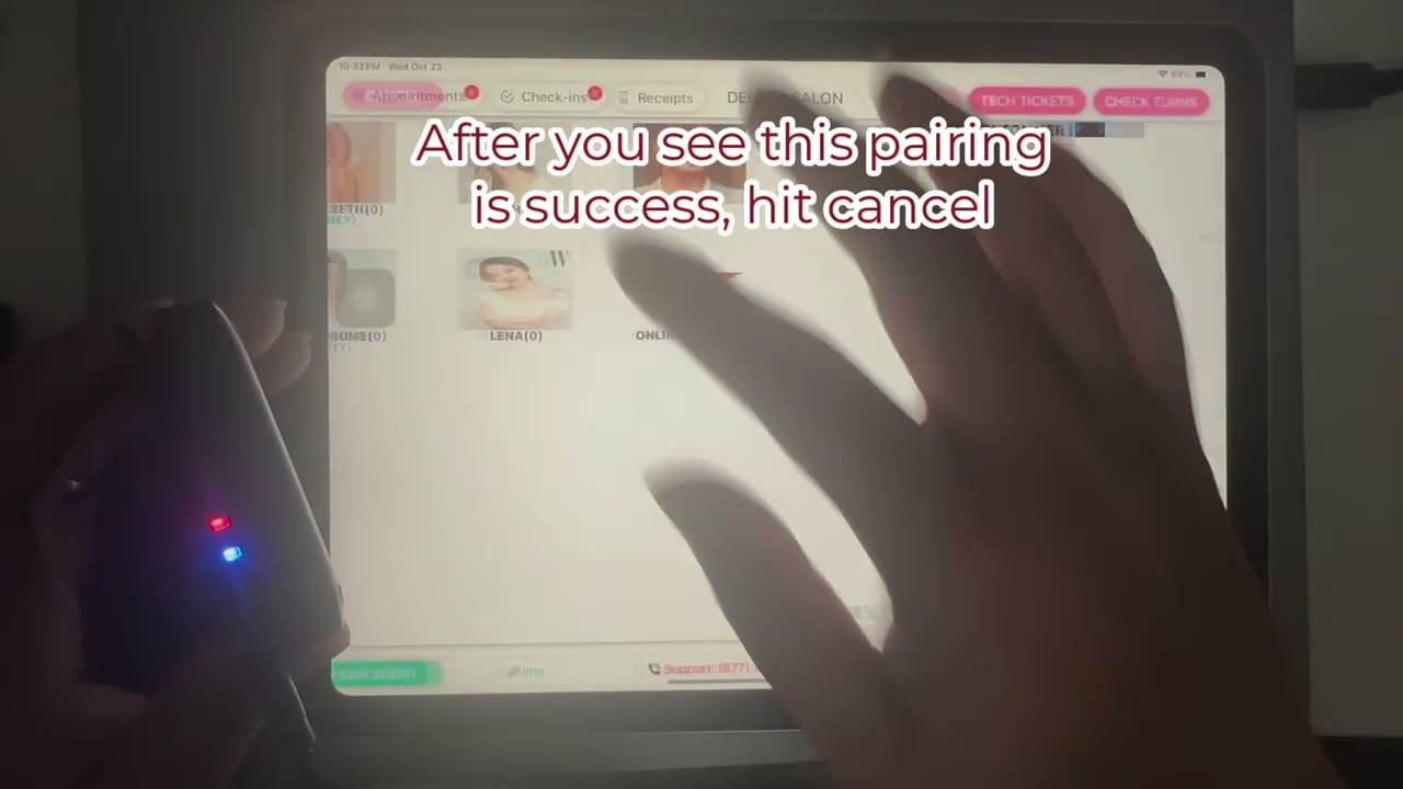 How to update Moby 5500 with NailSolution POS