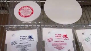 Filter Pads - Comparing Filters and When to use them