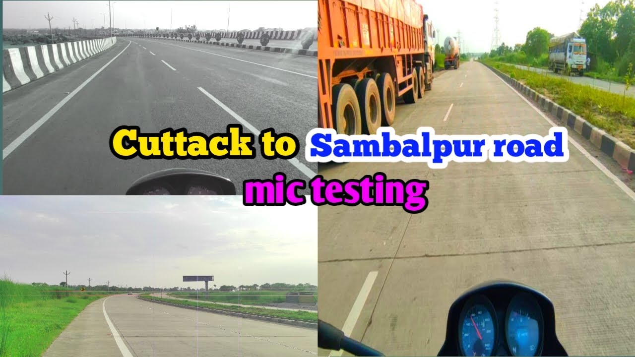 Cuttack to Sambalpur new road | maono au400 mic testing | 