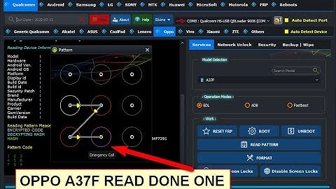 Oppo A37F Pattern Lock Read Done One Click Uni Android Tool By Zunair Jani
