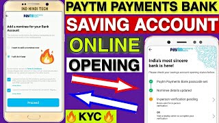 Paytm Payments Bank account opening process Online in Hindi || Paytm Wallet ka KYC kaise kare 2019