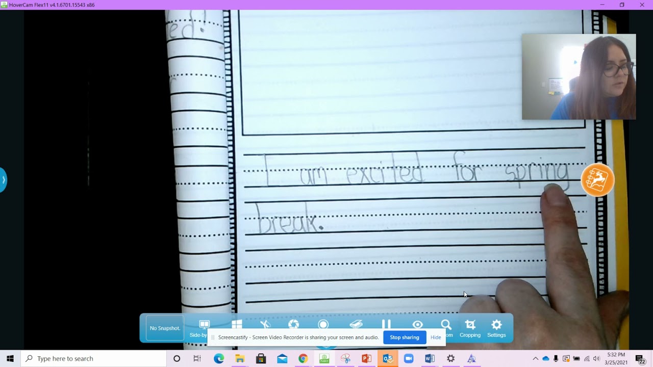 Spring Break Journal Writing