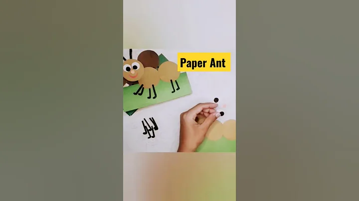 Paper Ant || Paper Ant Craft  || How to make Paper Ant || DIY Paper Ant Craft @Arty Crafty