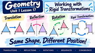 Geometry Unit 1 Lesson 17 Working with Rigid Transformations