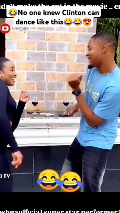 😂So Clinton Joshua can dance like this🙈😂,Sandra Okunzuwa & Clinton on this one🎬 #clintonjoshua