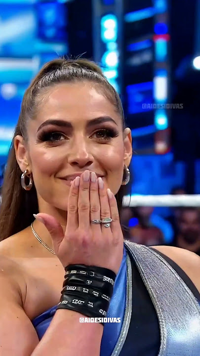 She Steals the Spotlight 💙 | Diva Entrance With Grace #viral #diva #wresting #tiktok #reels