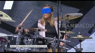 Aksi Bunga Main Drum Dengan Menutup Mata | HITAM PUTIH (03/02/20) Part 5