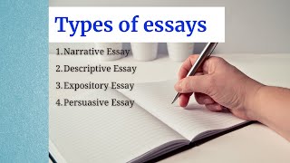 Types of Essays | Narrative, Descriptive, Expository and Persuasive Essays| Explained in Urdu Hindi screenshot 5