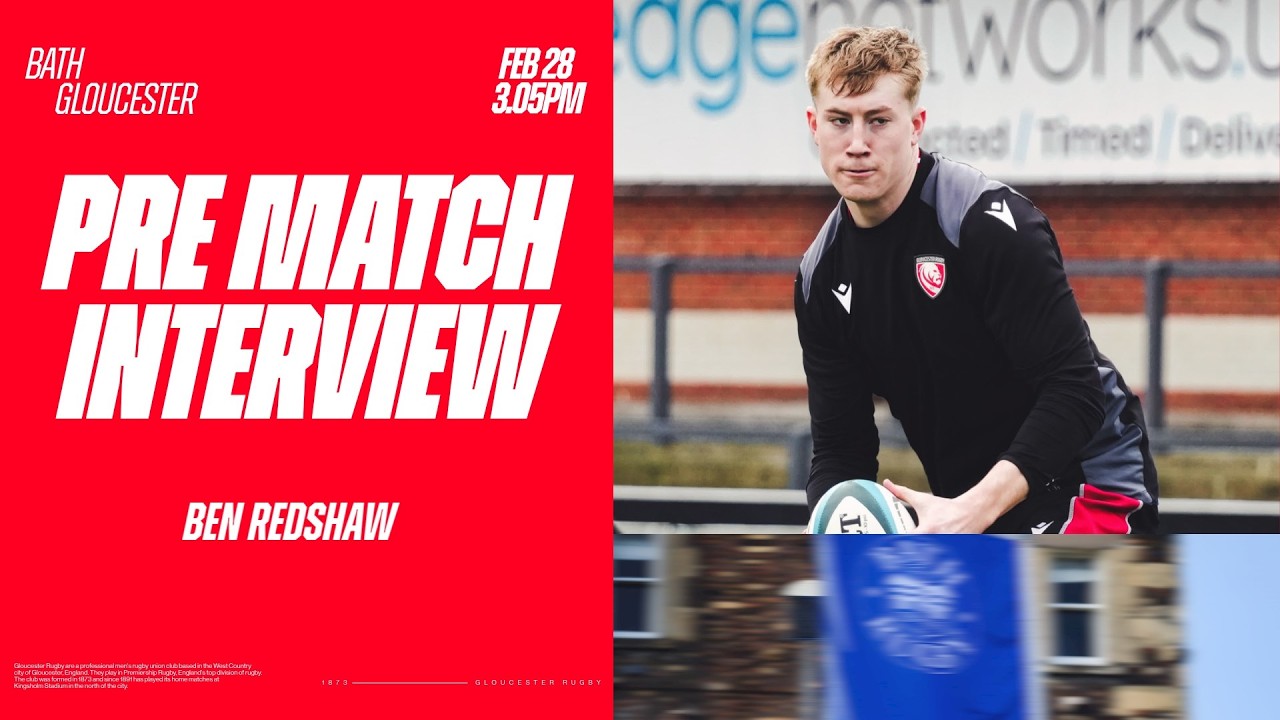 Redshaw PRE MATCH | Ben Redshaw ahead of final PREM Rugby Cup pool fixture ...