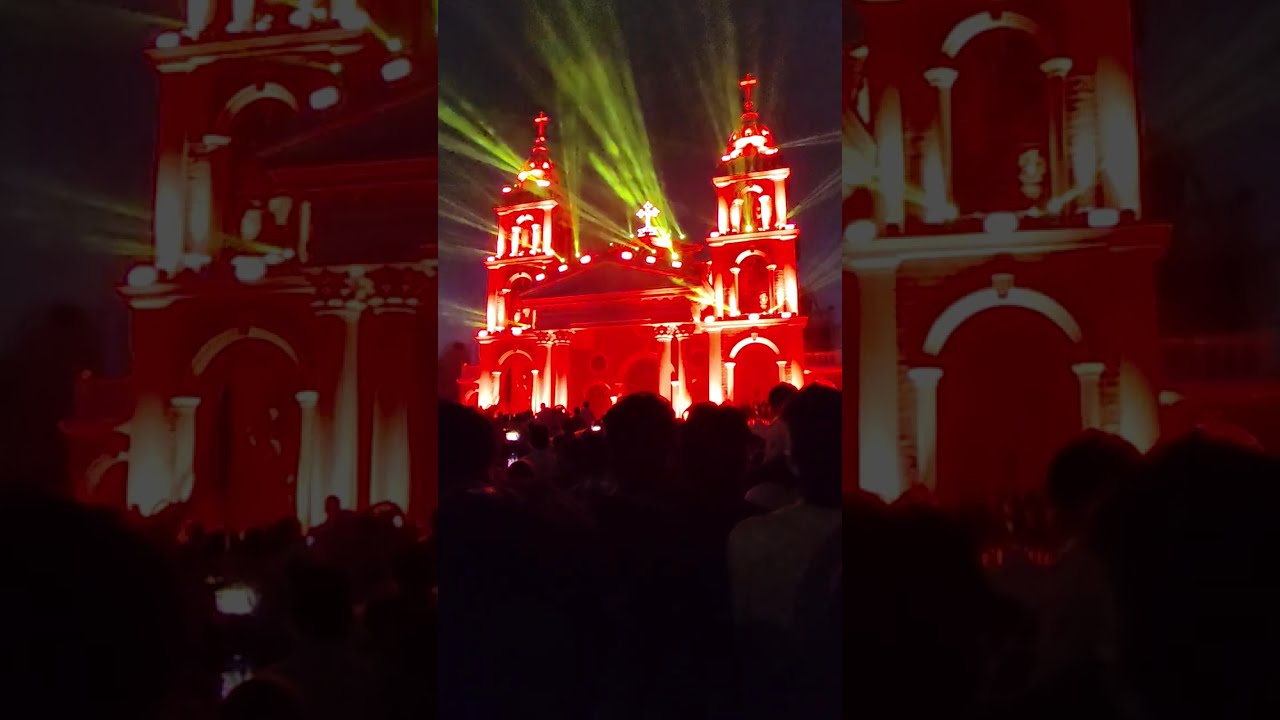 ലേസർ ലൈറ്റ് ആൻഡ് സൗണ്ട് show🥰 carmelaram mount carmel forane church 