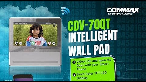 COMMAX CDV-70QT Smart WiFi Intercom Monitor | Intelligent Wallpad | Dubai 052-9458166