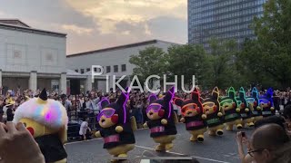 Pikachu Pokemon Flash Mob Festival in Yokohama Japan