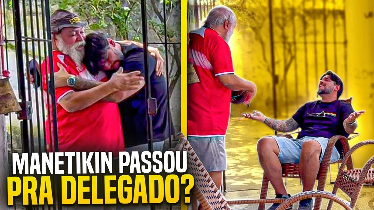 MANETIKIN CHEGOU CHORANDO SERÁ QUE PASSOU PRA DELEGADO? | TURMA DO SÍTIO 