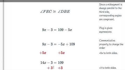 Delta Math: Midsegment Theorem