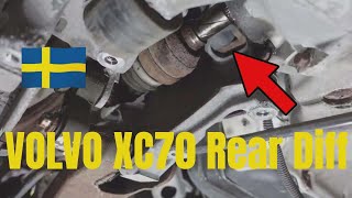 How To Remove Rear Differential VOLVO XC70 2001-07(Powertrain Removal Part7)