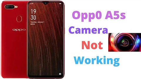 Oppo A5S Camera Not Working rear Camera Error