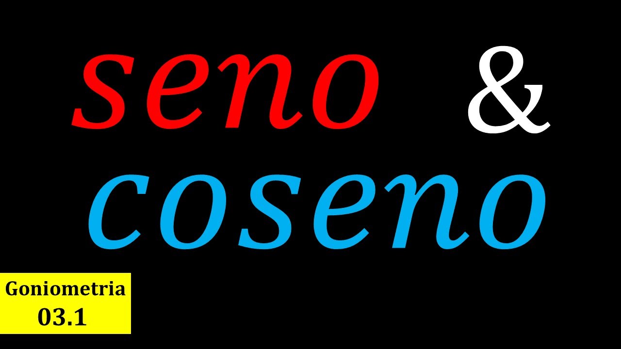 Definizione di SENO e COSENO