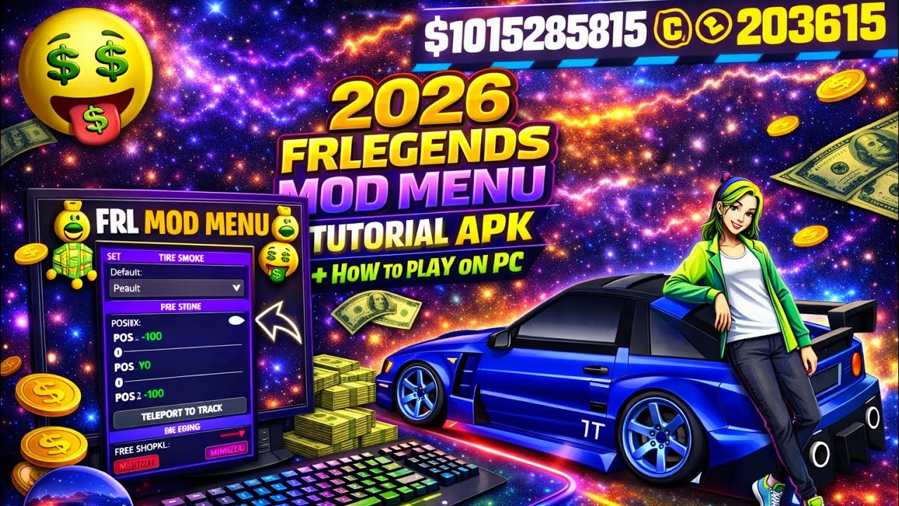 FR LEGENDS MOD MENU INSTALL 2026 👌🔥| & PC SETTINGS | FULL TUTORIAL # ...