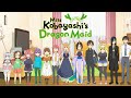 Miss Kobayashi&#39;s Dragon Maid Height Comparison chart | All Main Characters with Voices