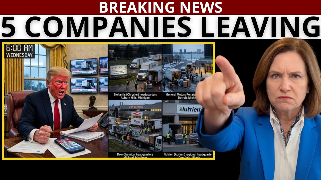 1 MIN AGO: 5 Major US Companies RELOCATE to Canada — $78B Corporate Exodus Stuns Wall Street