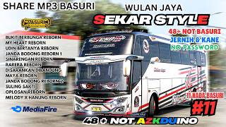 BASURI DUT DUT 😍 SEKAR STYLE 48 NOT AZKDUINO FULL BASS ❗ MP3 BASURI BUSSID 4.4.1