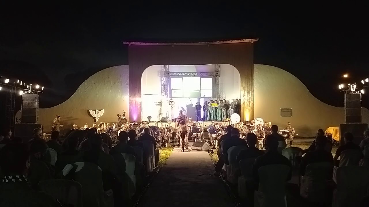 Encenação da Ópera do Danilo com os Pilotos de Combate da FAB e a Banda de Música da BANT