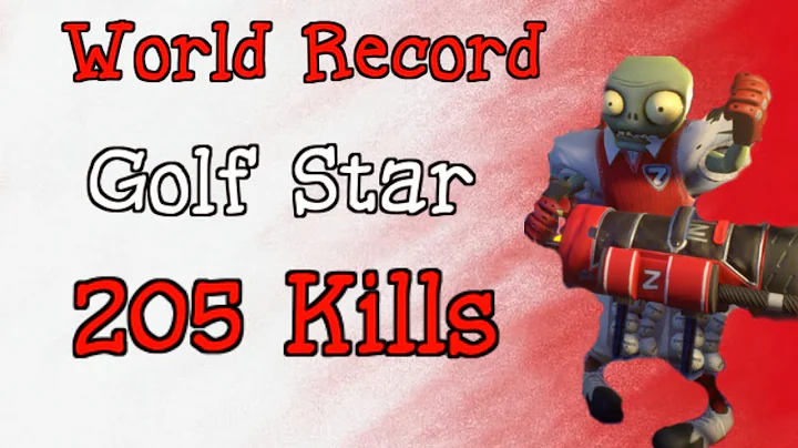 Golf Star 205 Kills World Record PvZ GW2