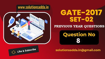 DBMS | B+ Trees | CS GATE PYQs | GATE 2017 Set-2 Solutions | Solutions Adda | Q8 | GATE 2022
