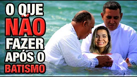 O que fazer depois do batizado?