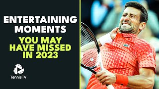 30 Entertaining Tennis Moments You May Have Missed In 2023 🍿
