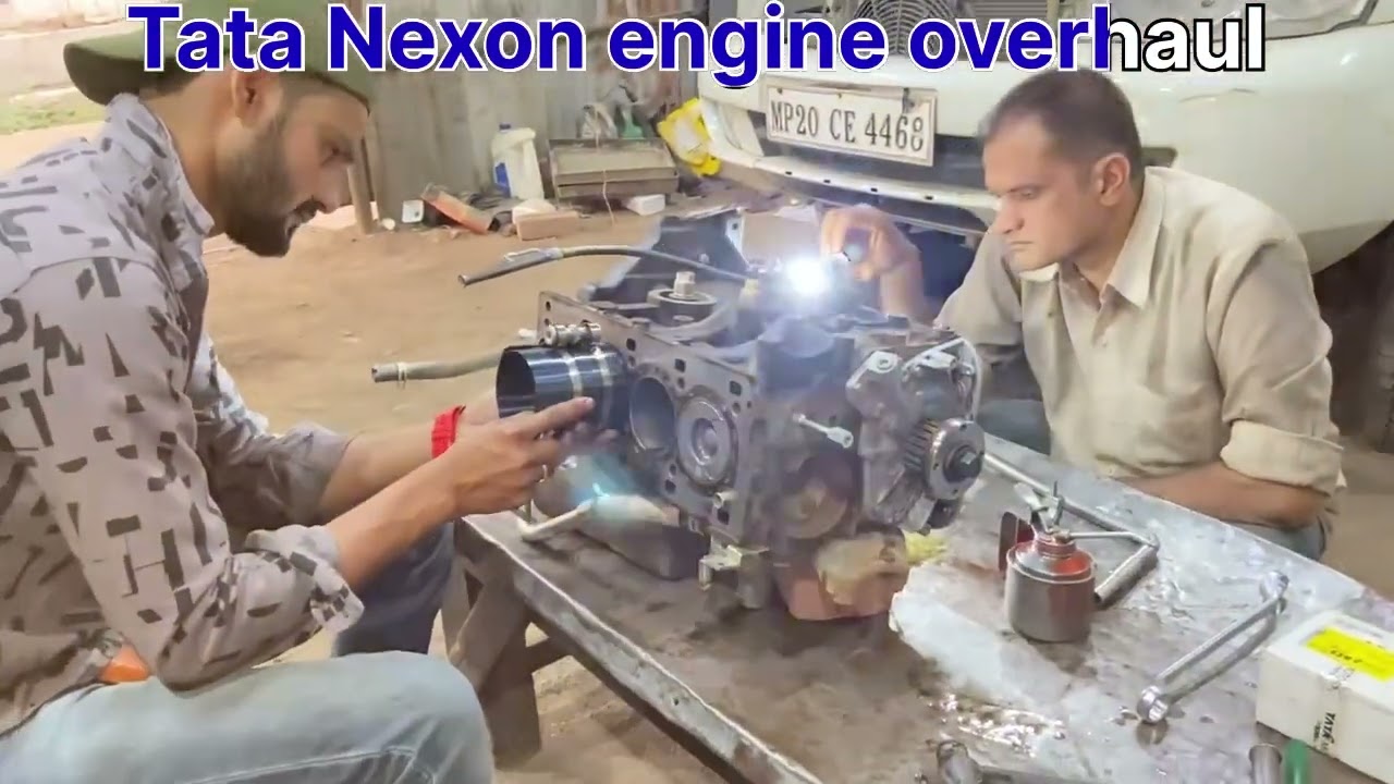 MP Jabalpur Tata Nexon BS4 1.5 litre diesel engine  overhauling