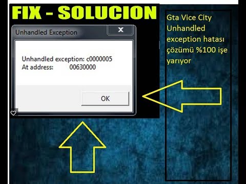 Gta 3 Unhandled Exception C00005
