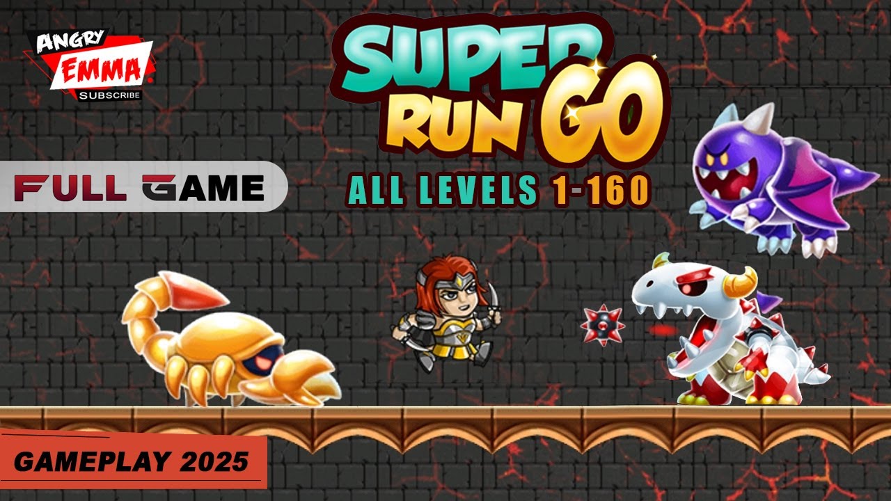 Super Run Go - FULL GAME (ALL Levels 1-160) gameplay 2025 - YouTube