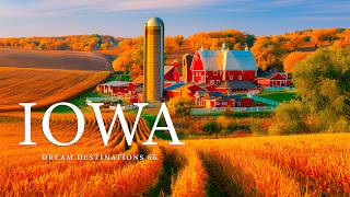 🍁 Iowa Autumn 8K – Golden Fields, Peaceful Roads & Beautiful Fall Colors 🍂