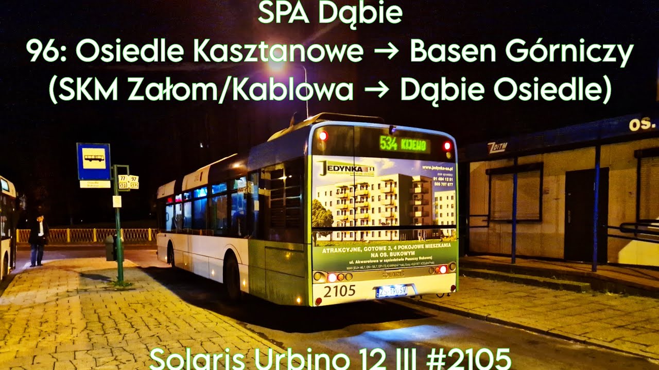 SPA Dąbie - Solaris Urbino 12 III #2105, Linia 96