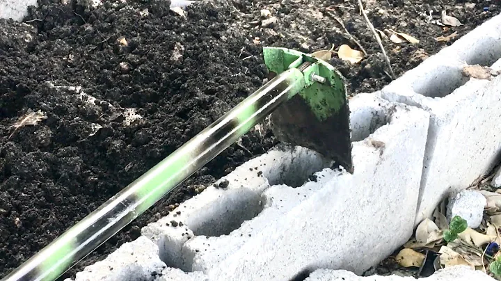 Homemade military folding shovel for garden