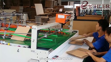 Semi automatic folder gluer