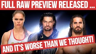 WWE Releases FULL PREVIEW For The Wrestlemania RAW Go-Home Show & It Is COMPLETE Nonsensical GARBAGE screenshot 5