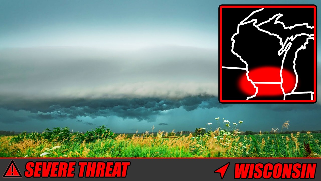 Wisconsin Severe Weather Threat! - Live Storm Chasers - YouTube