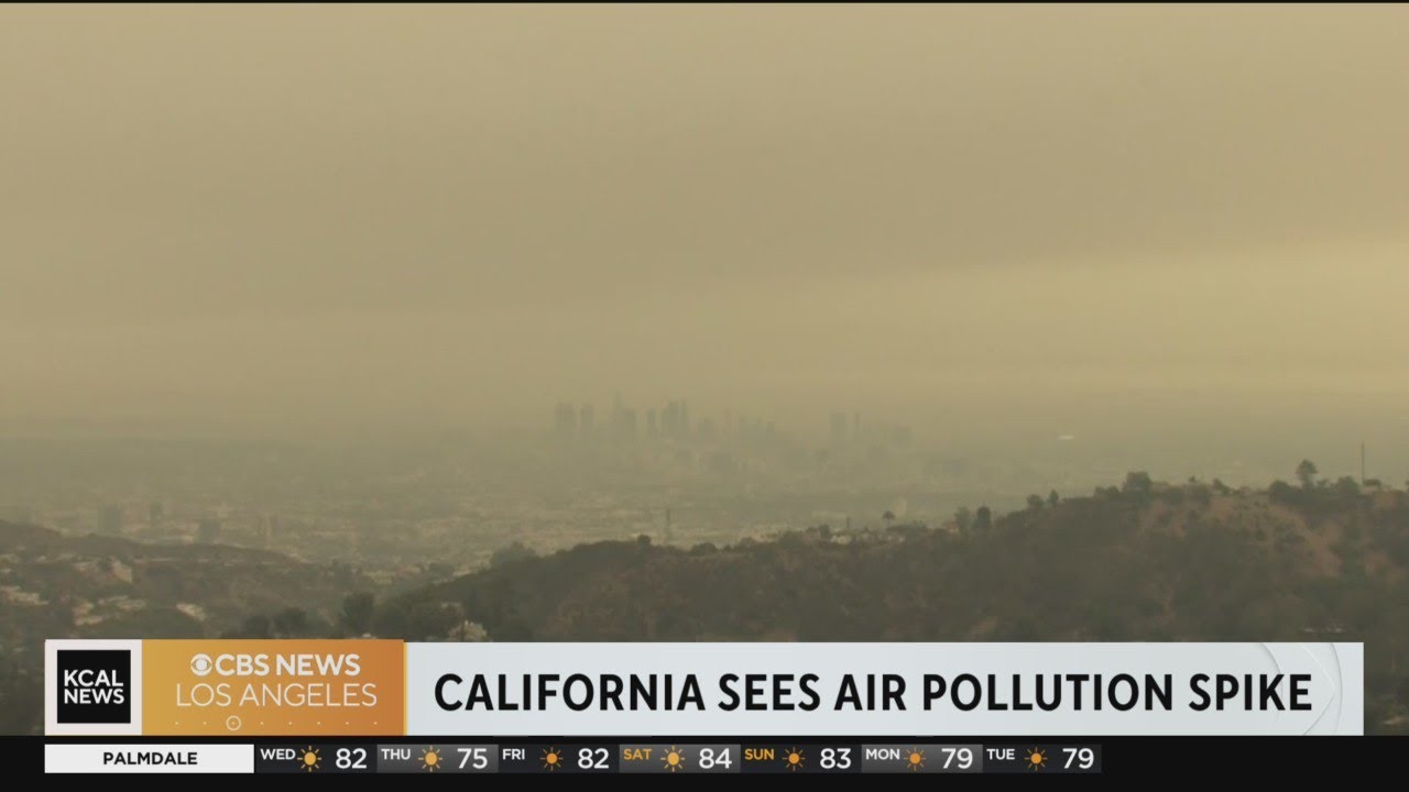 Air Quality In Santa Monica Ca Dramatic spike in California's air pollution - YouTube