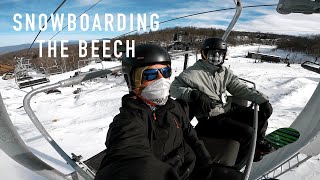 Snowboarding Beech Mountain, NC  GoPro 8 Vlog